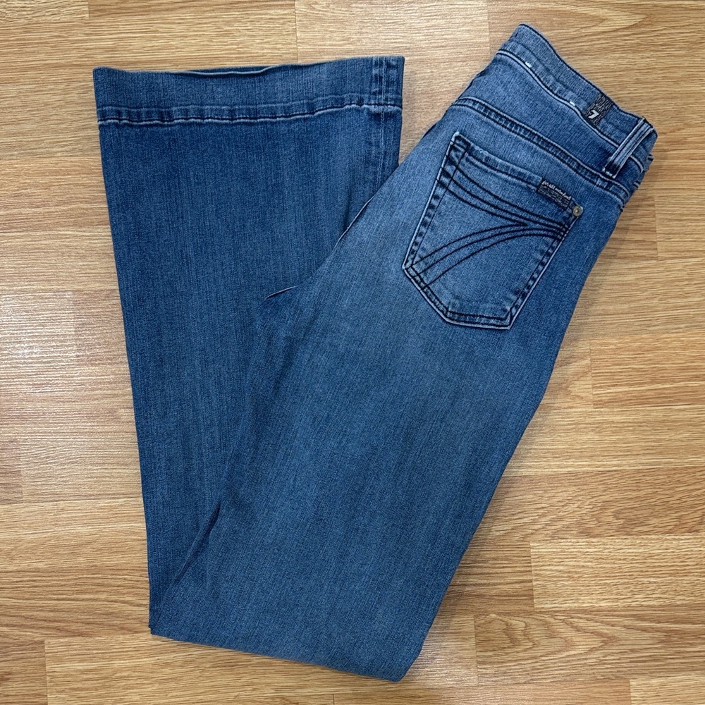7 For All Mankind Dark Blue Dojo Jeans